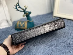 Crocodile Leather Men's Hornback 26 x 17 x 5cm Clutch Bag HCB017 image 4