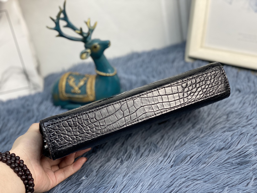 Crocodile Leather Men's Hornback 26 x 17 x 5cm Clutch Bag HCB017 photo 4