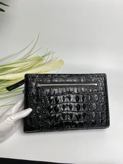 Crocodile Leather Men's Hornback Clutch Bag HCB019 image 2
