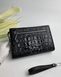 Crocodile Leather Men's Hornback Clutch Bag HCB019 image 5