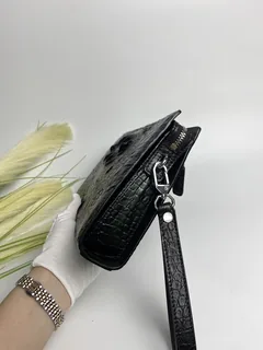 Crocodile Leather Men's Hornback Clutch Bag HCB019 image 8