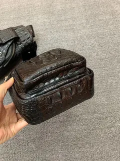 Crocodile Leather Hornback Chest Bag HCB020 image 6