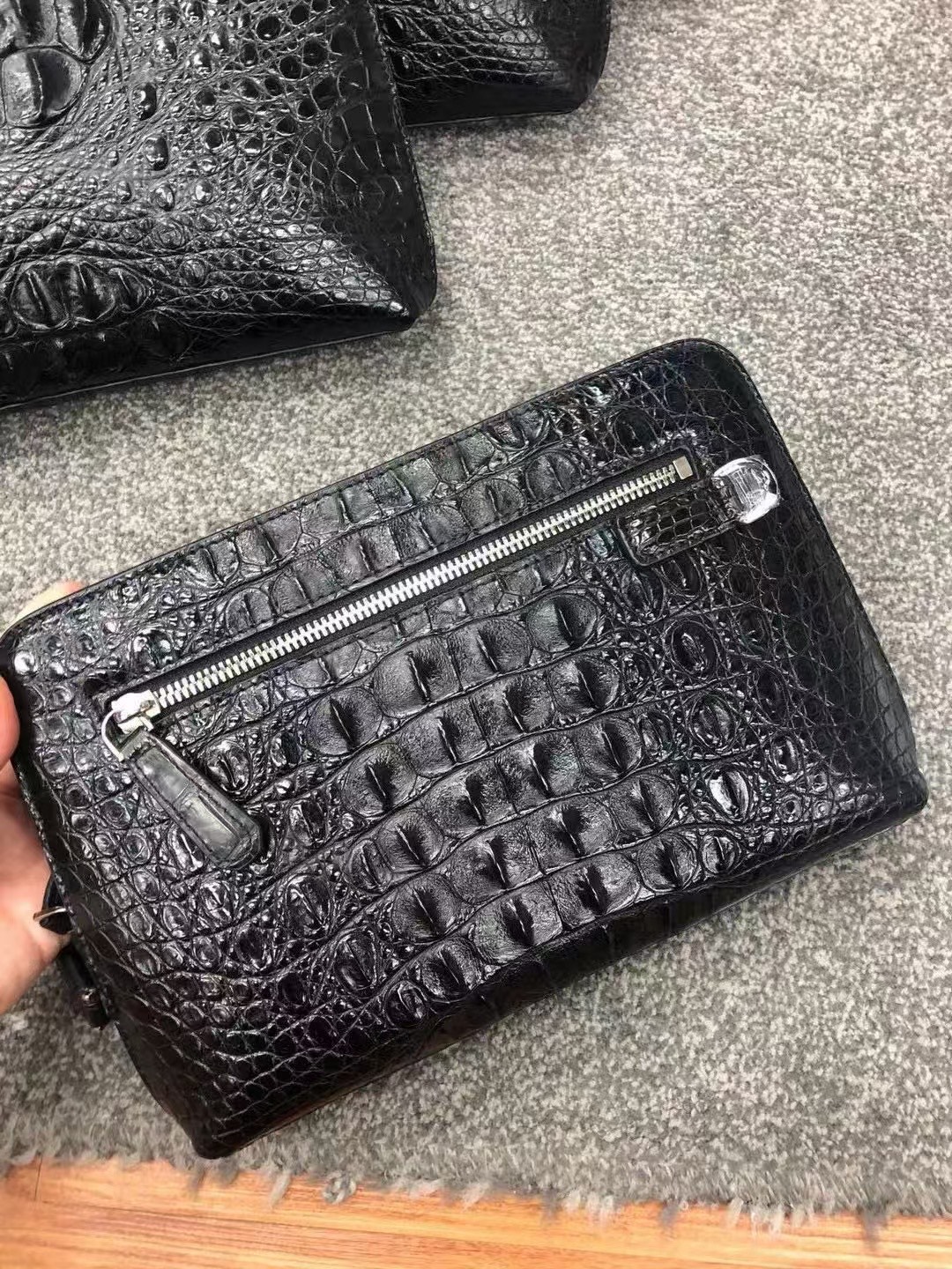 Crocodile Leather Hornback Shell Bag HCB021 image 2