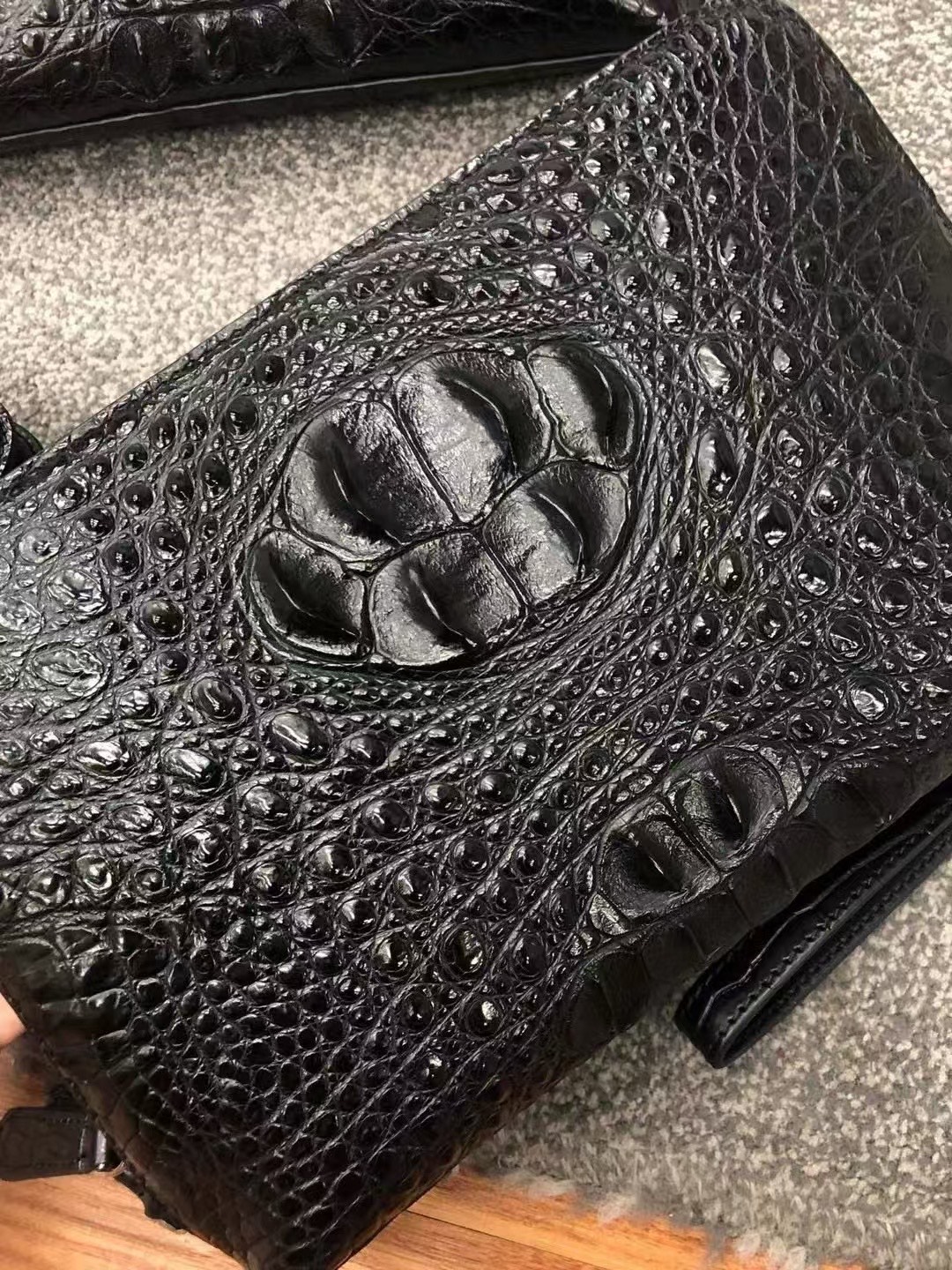 Crocodile Leather Hornback Shell Bag HCB021 image 3