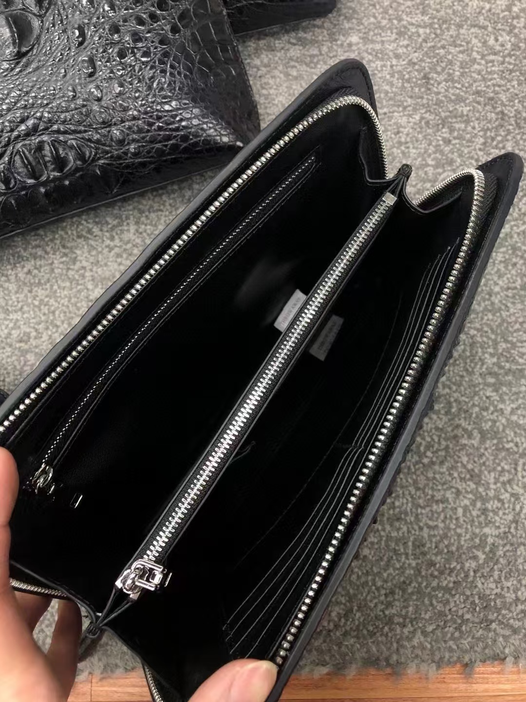Crocodile Leather Hornback Shell Bag HCB021 image 6