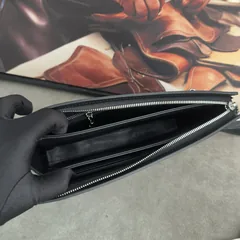Crocodile Leather Belly Cut Clutch Bag HCB024 image 8
