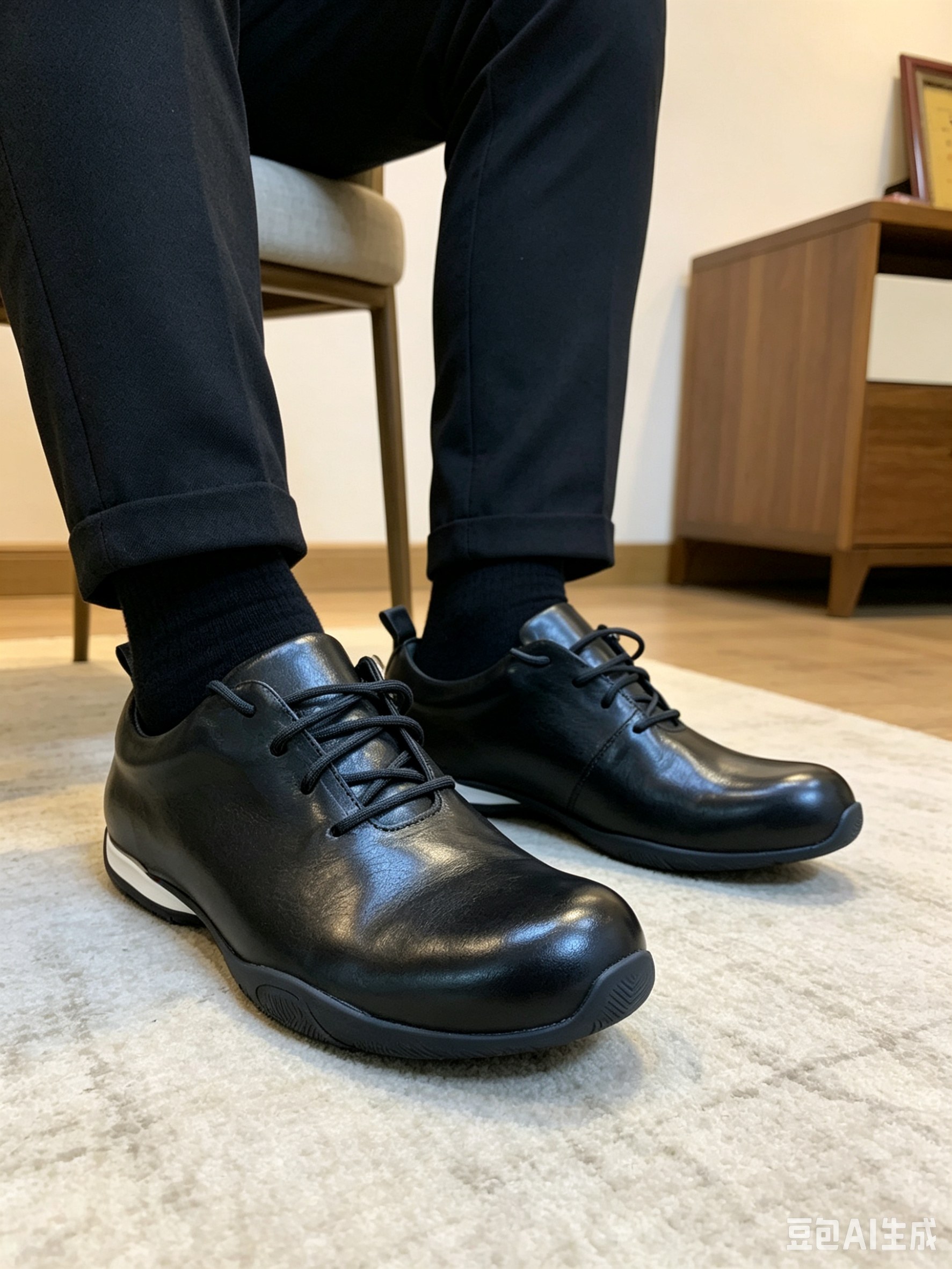 Horse Leather Custom Washed Casual Shoes F024 photo 5