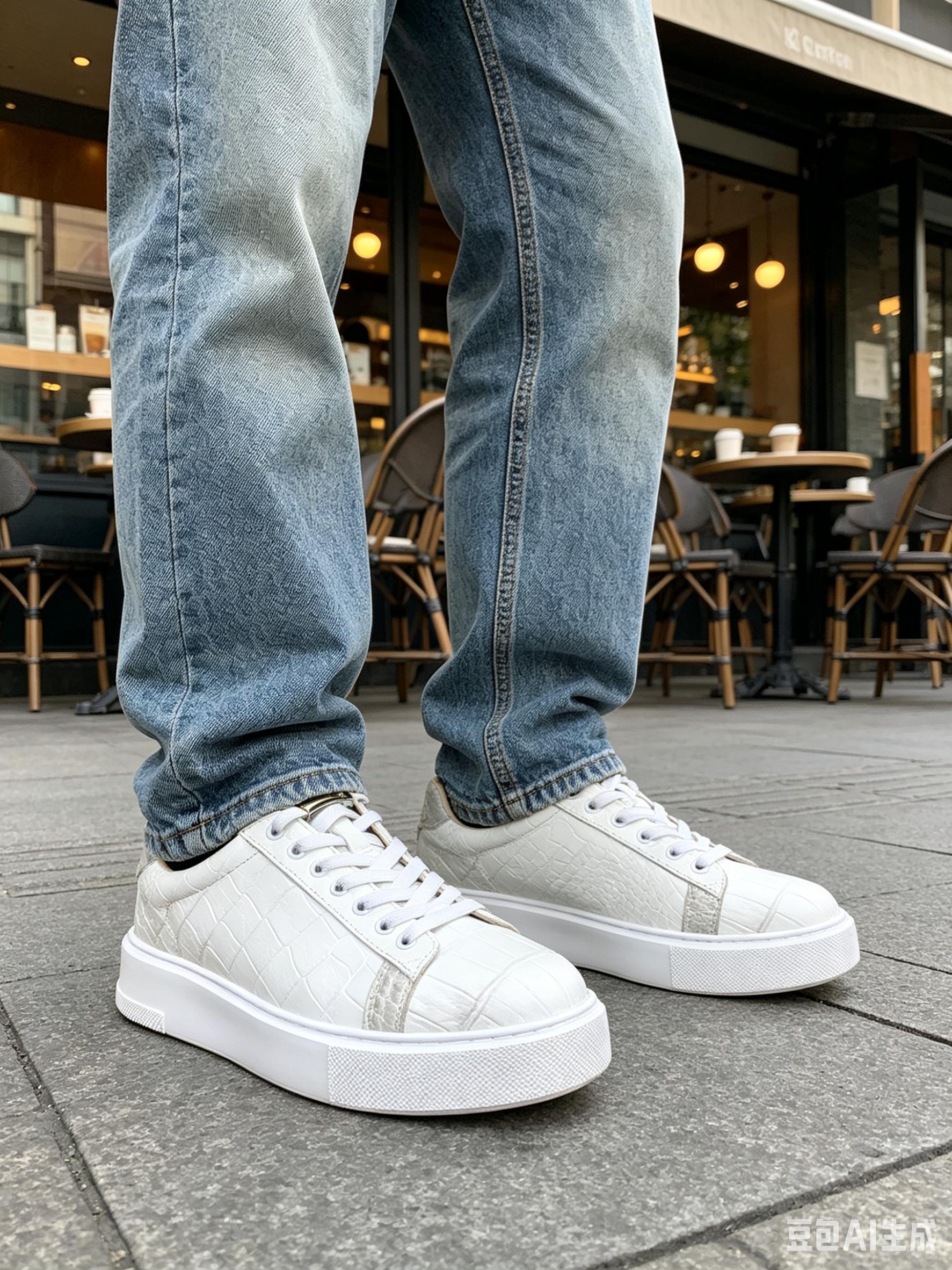 Crocodile Leather Himalayan XL Sole Low-Top Sneakers F052 photo 11