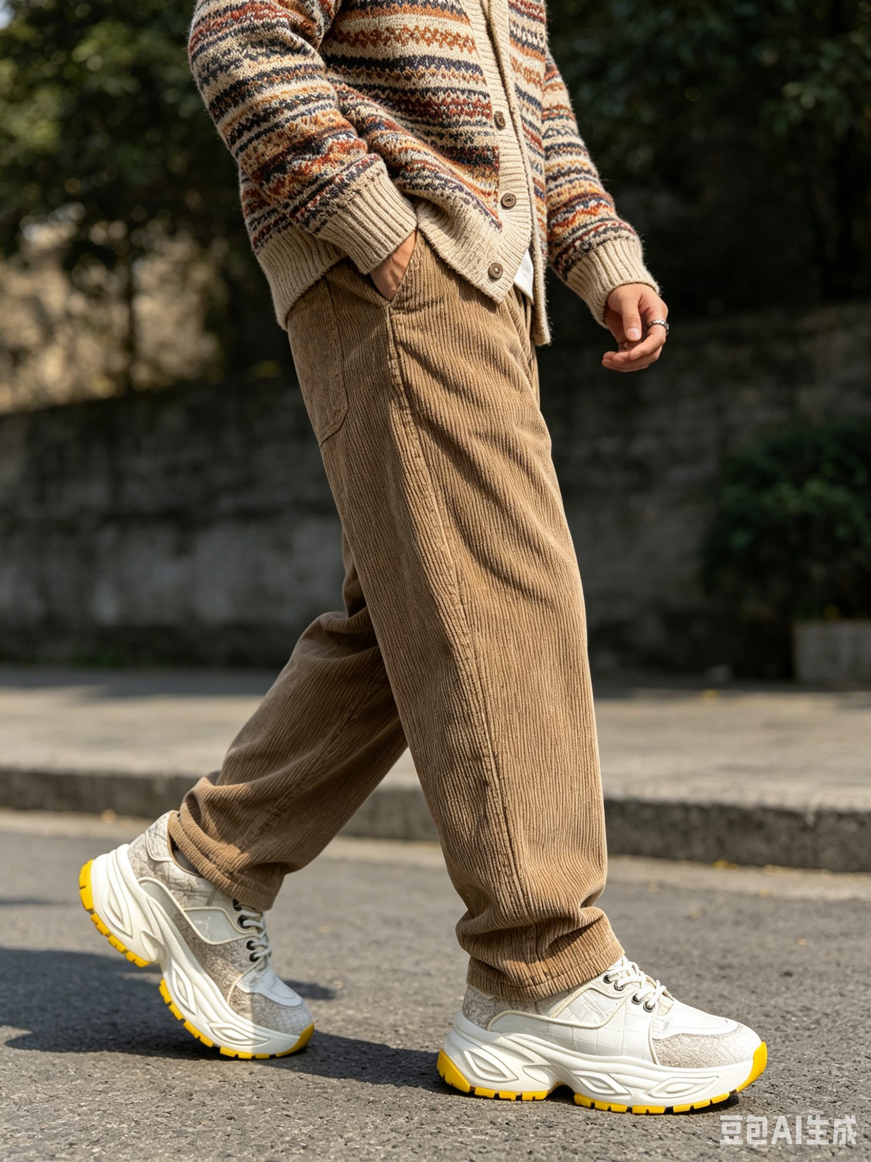 Crocodile Leather Himalayan Chunky Sneakers F053 photo 4