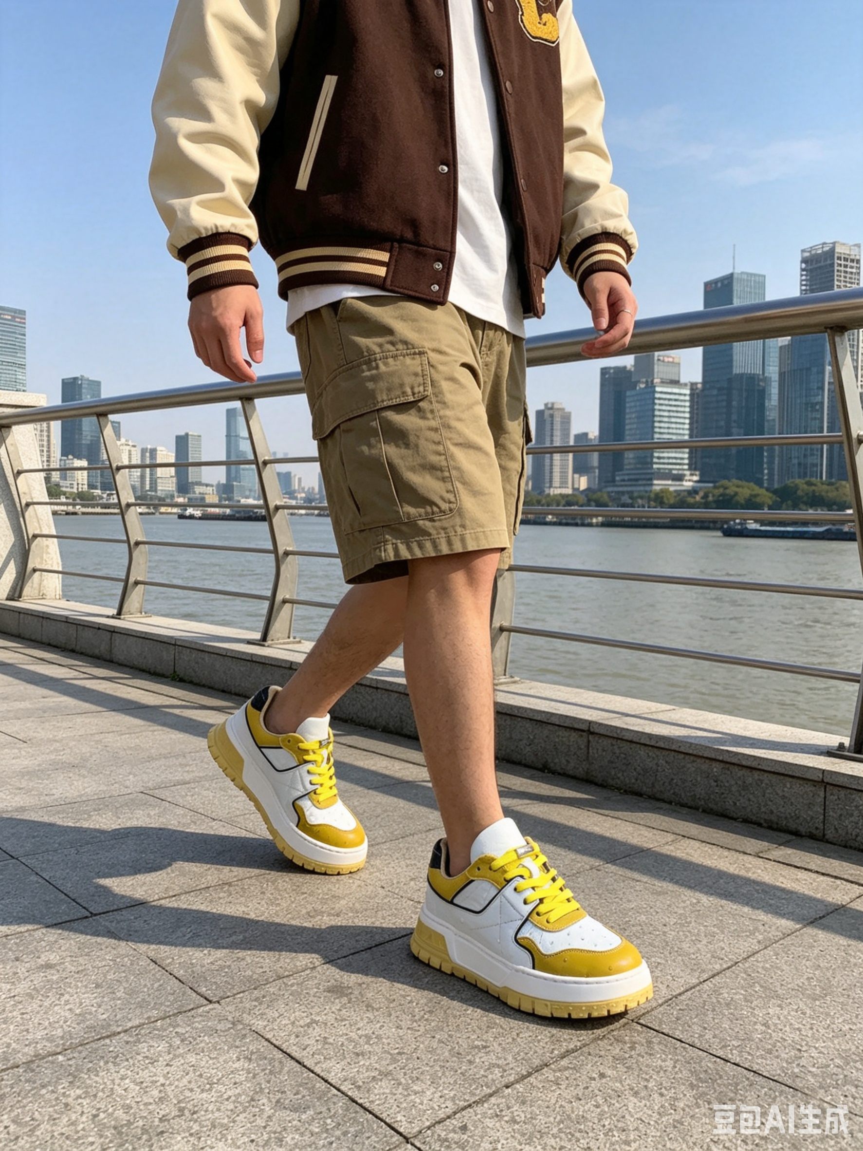 Custom Leather Low-Top Sneakers F076
