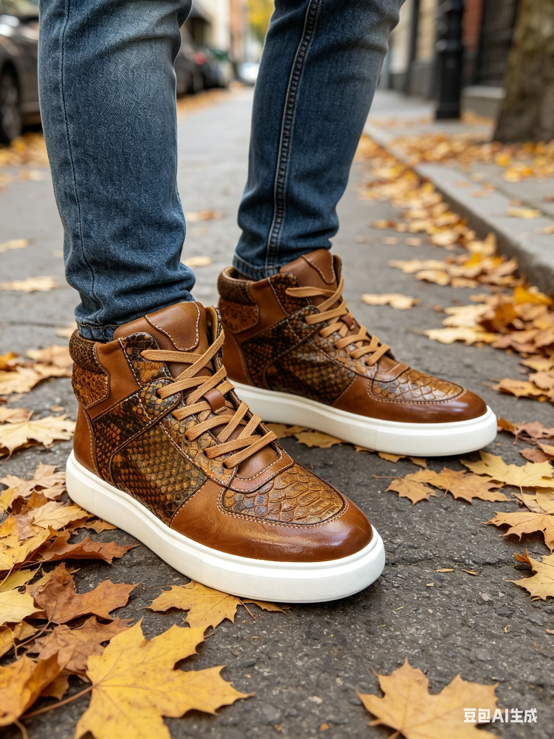Horse Leather Washed Spring-Summer Boots F089