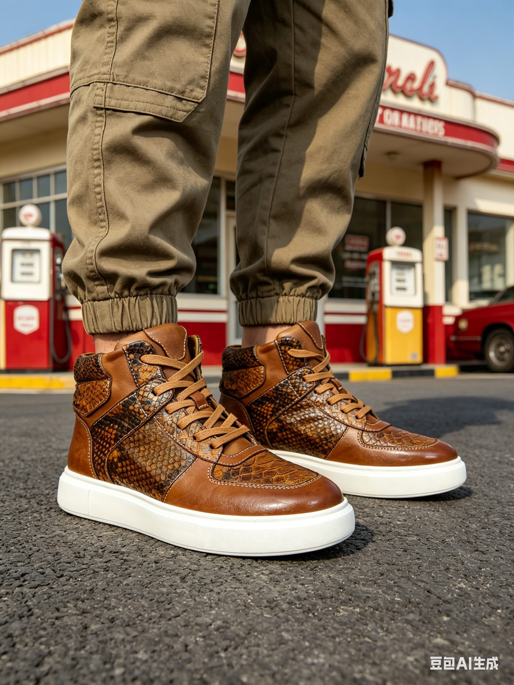 Horse Leather Washed Spring-Summer Boots F089 photo 3