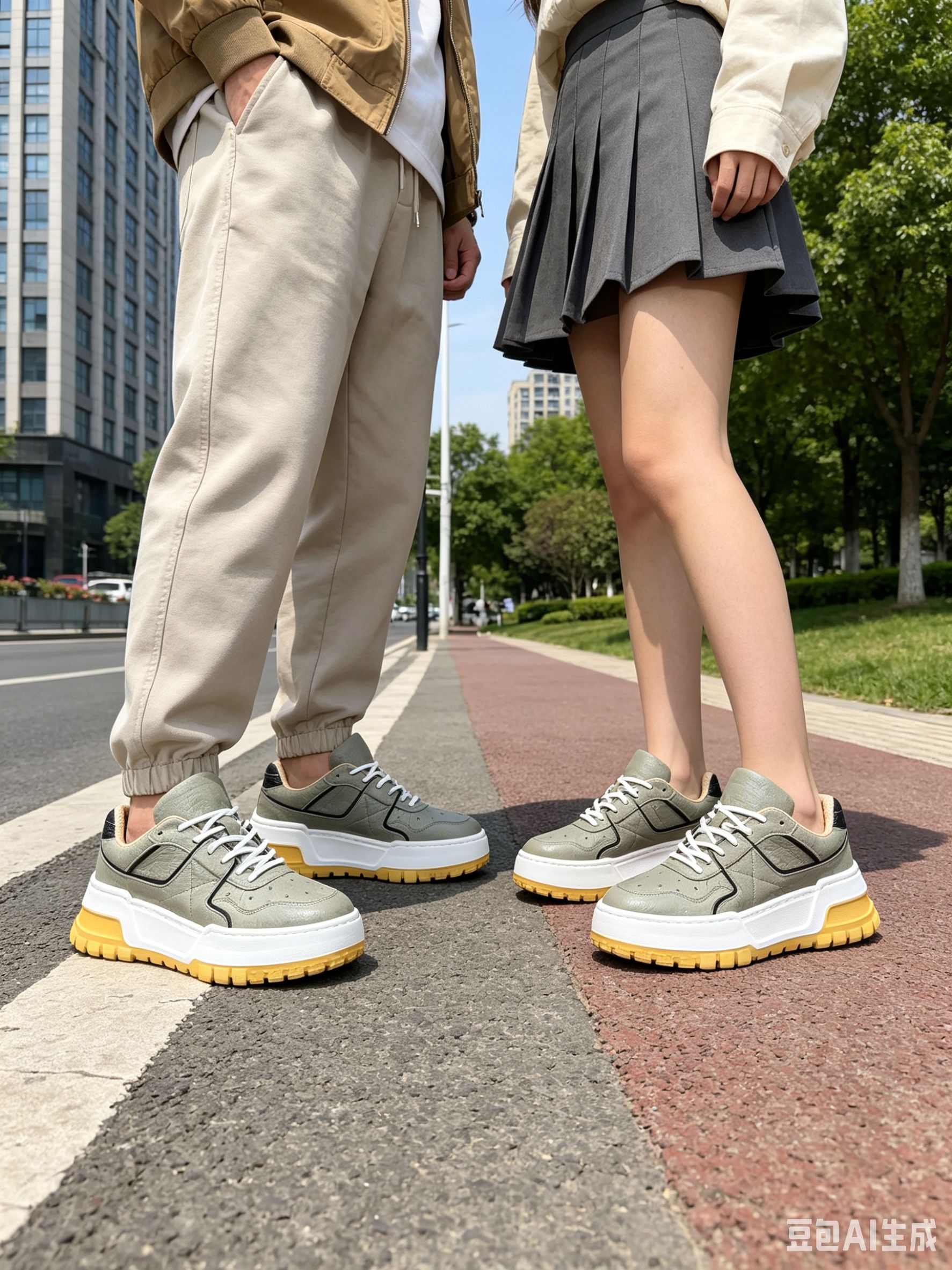Ostrich Leather Lightweight Low-Top Sneakers FOS027 photo 7