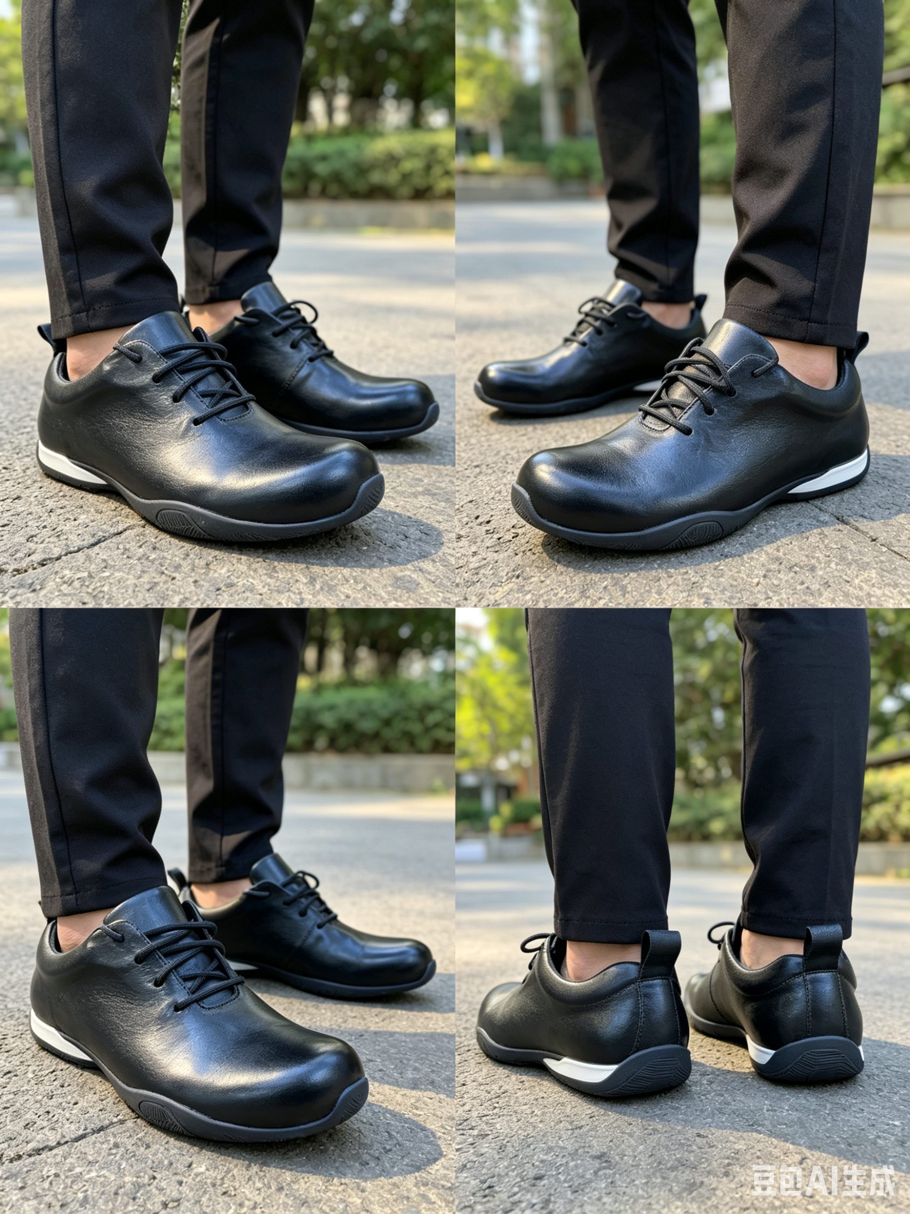Horse Leather Custom Washed Casual Shoes FXS003 photo 3