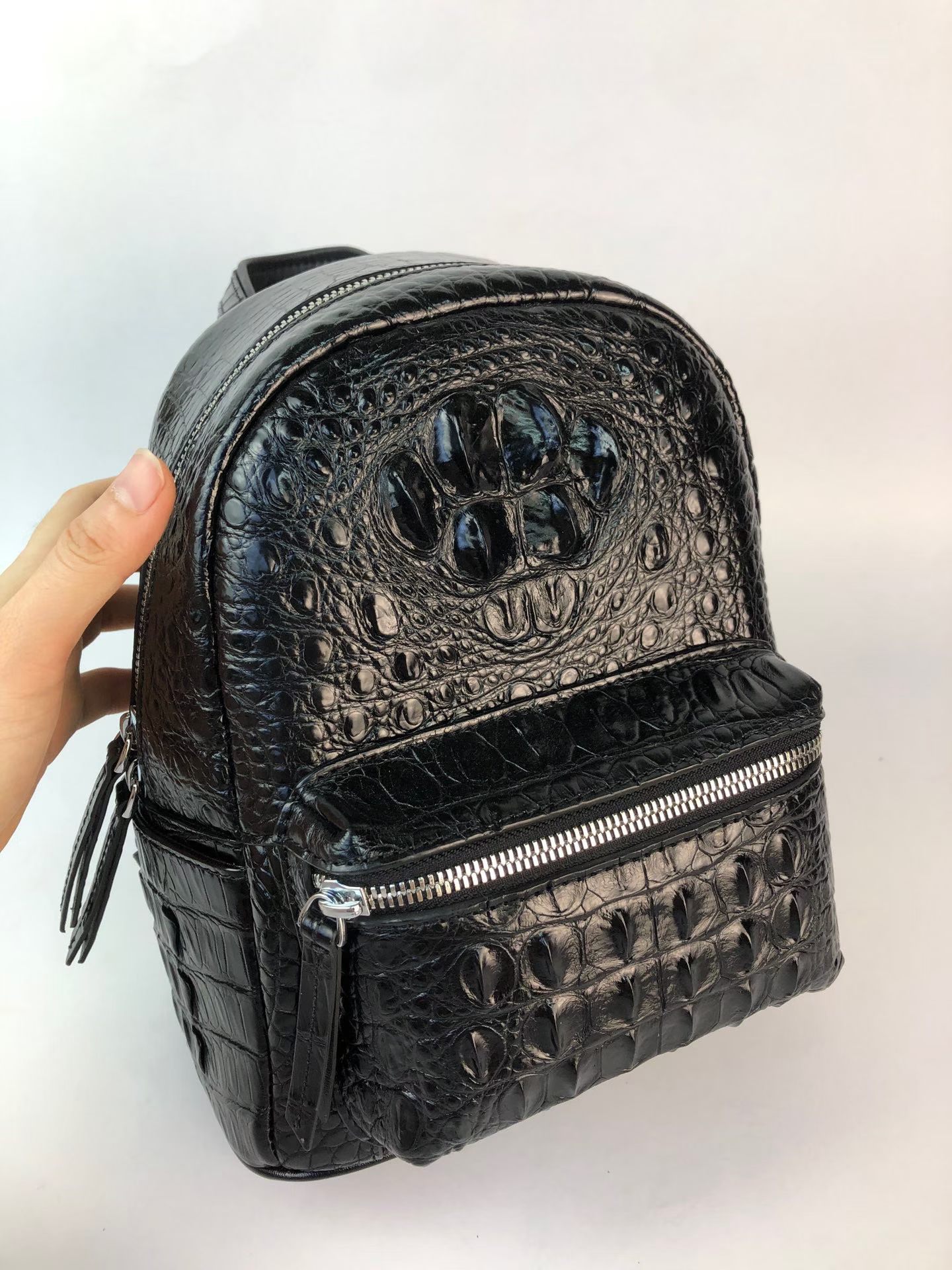 Crocodile Leather Women's Hornback 25 x 22 x 12cm Backpack HCB002