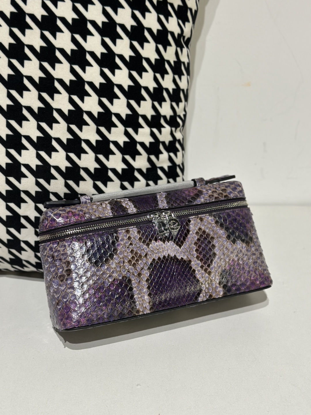 Python Leather 19cm Top Handle Bag Collection WPB001